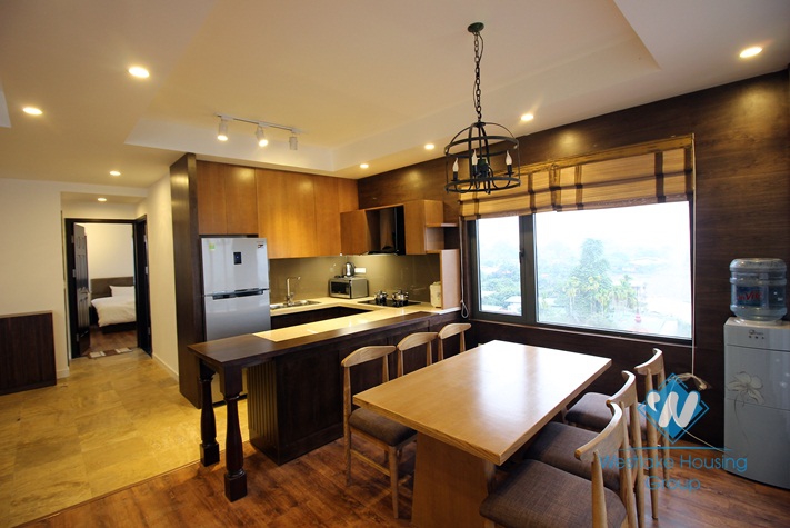 Nice apartment with outdoor balcony for rent on Westlake side, Tay Ho, Hanoi